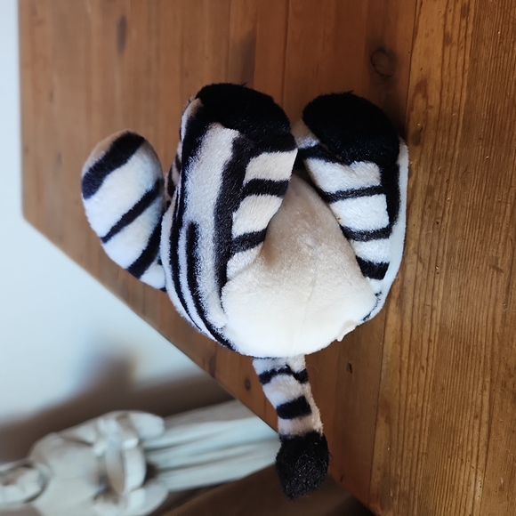 Zebra stuffed 7.25" Toy Beans Plush Creations EUC - Picture 5 of 5